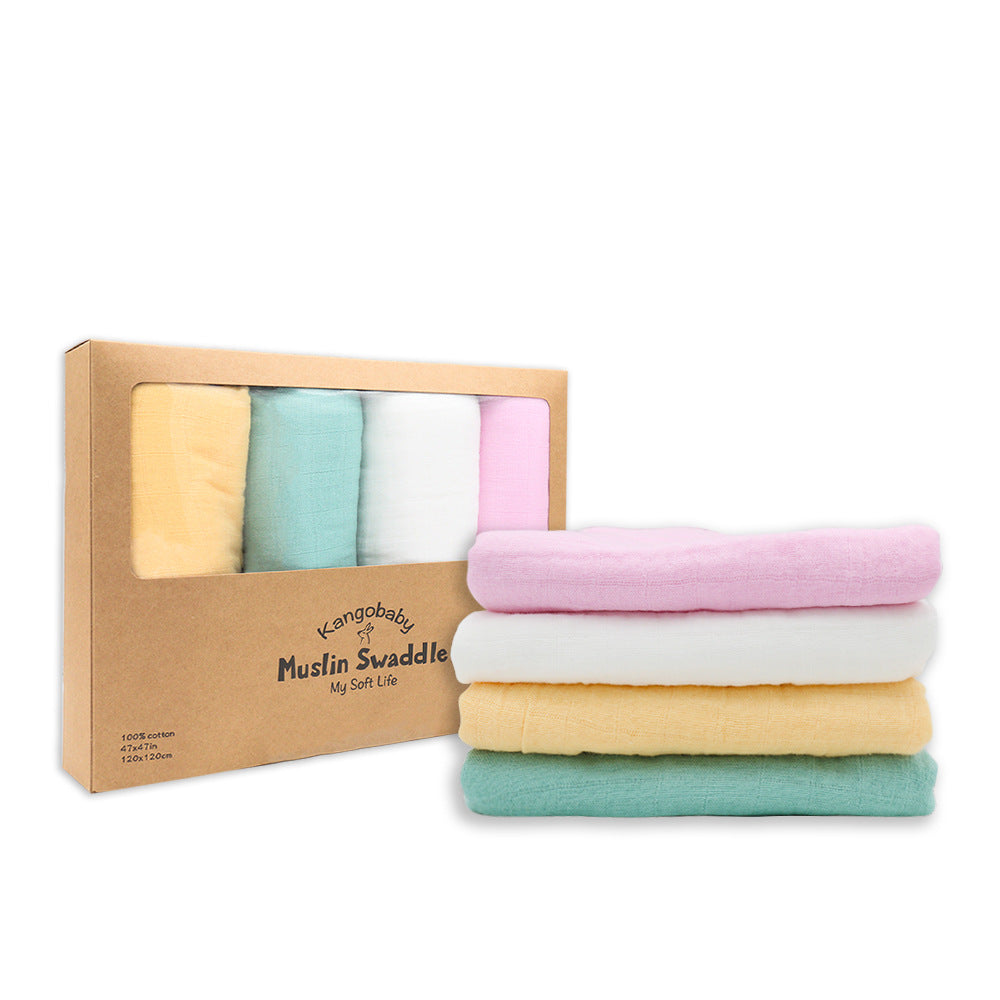 Muslin Baby Swaddle - 4 Pack