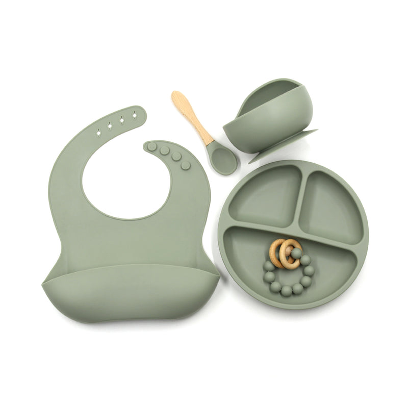 Bubs 5 PCS Silicone Feeding Set®